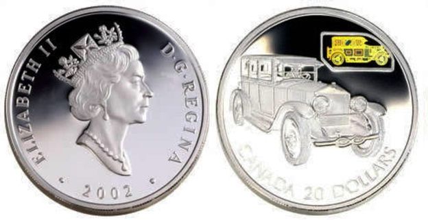 Canadian Mint 2002 $20 Silver coin 1923 Gray-Dort Sedan SM